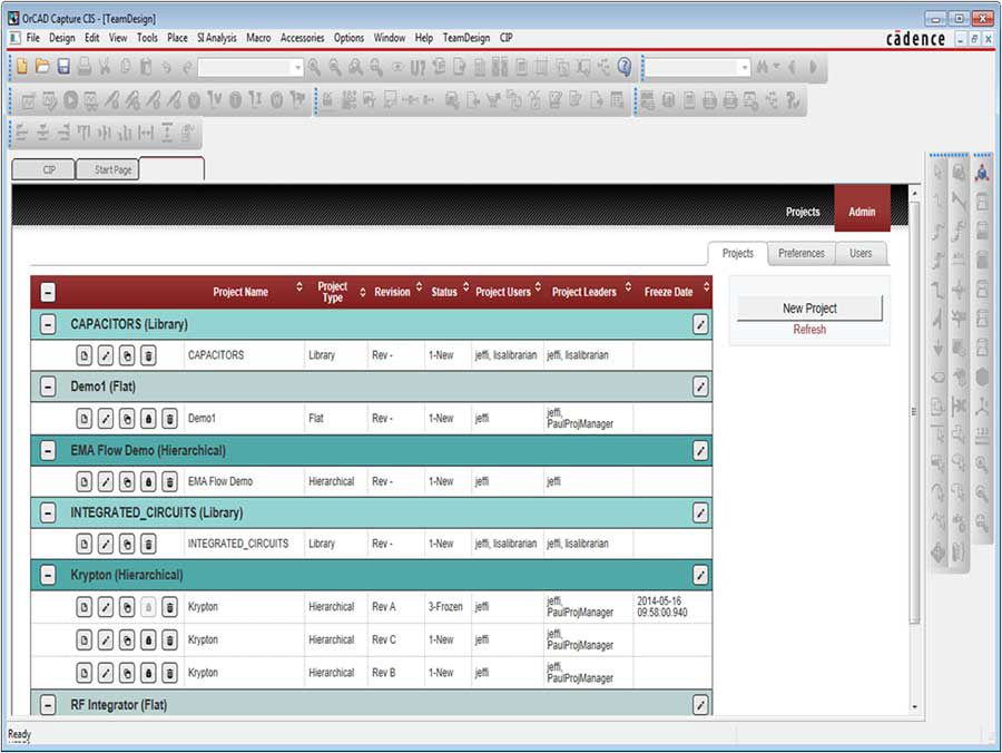 OrCAD EDM Manager